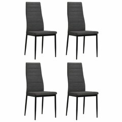 Ruokailuhuoneen tuolit, 4 kpl, harmaa hinta ja tiedot | Ruokapöydän tuolit | hobbyhall.fi