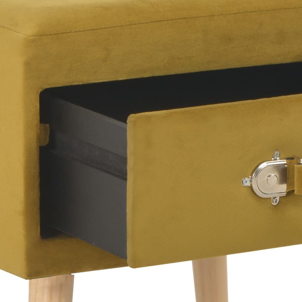 Yöpöytä 40x35x40 cm keltainen hinta ja tiedot | Yöpöydät | hobbyhall.fi