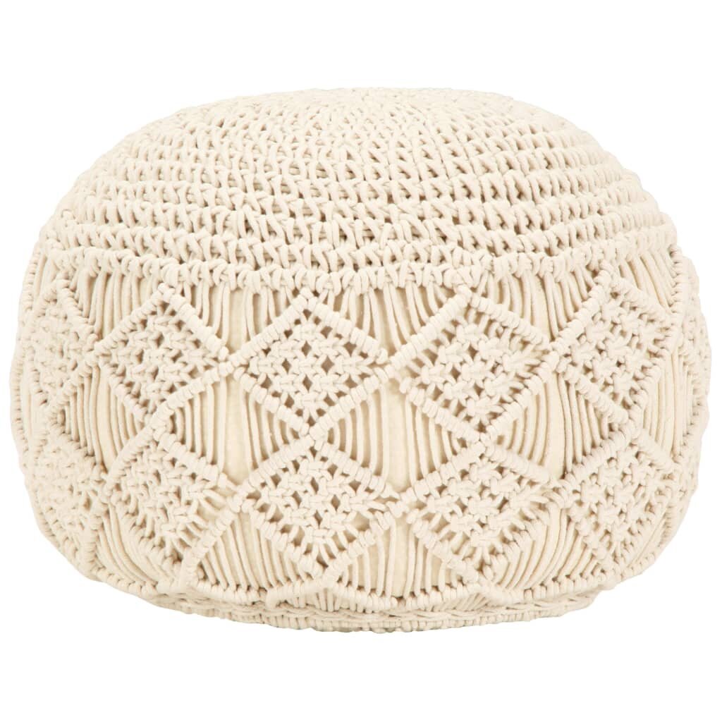 Pouf, 45x30 cm, ruskea hinta ja tiedot | Säkkituolit, rahit ja penkit | hobbyhall.fi