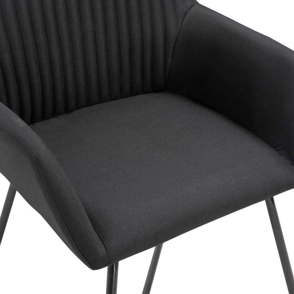 Ruokapöydän tuolit, 4 kpl, musta hinta ja tiedot | Ruokapöydän tuolit | hobbyhall.fi