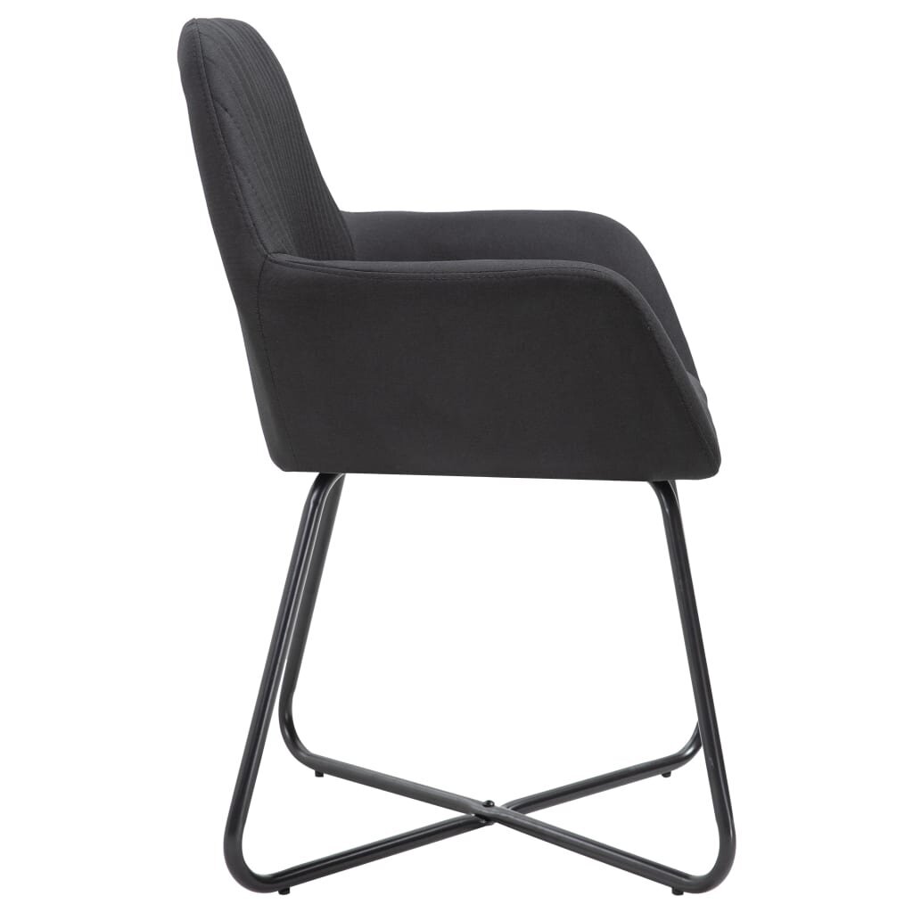 Ruokapöydän tuolit, 4 kpl, musta hinta ja tiedot | Ruokapöydän tuolit | hobbyhall.fi