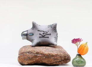 Käsintehty keraaminen veistos Tabby cat hinta ja tiedot | Sisustustuotteet | hobbyhall.fi