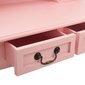 Kampauspöytäsetti 80x69x141 cm pinkki hinta ja tiedot | Peilipöydät | hobbyhall.fi