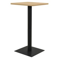 Bistropöytä, 60x60x107 cm, ruskea hinta ja tiedot | Ruokapöydät | hobbyhall.fi