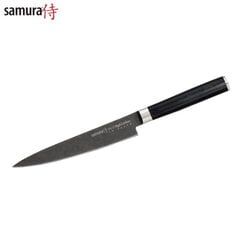 Keittiöveitsi SAMURA Mo-V Stonewash Long SM-0023B hinta ja tiedot | Veitset ja tarvikkeet | hobbyhall.fi