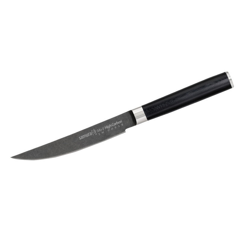 Keittiöveitsi SAMURA Mo-V Stonewash Steak Knife 5.0 /120mm SM-0031B hinta ja tiedot | Veitset ja tarvikkeet | hobbyhall.fi