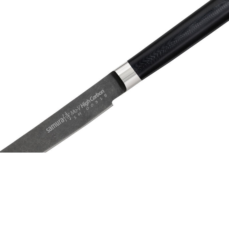 Keittiöveitsi SAMURA Mo-V Stonewash Steak Knife 5.0 /120mm SM-0031B hinta ja tiedot | Veitset ja tarvikkeet | hobbyhall.fi