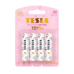 TESLA TOYS+ GIRL alkaliparisto AA (LR06, tužková, läpipainopakkaus) 4 ks hinta ja tiedot | Paristot | hobbyhall.fi