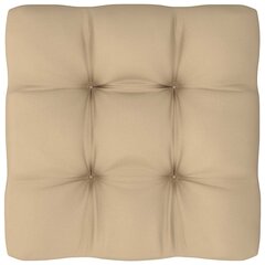 Lavaloista valmistettu tyyny sohvalle, 80x80x12 cm, beige hinta ja tiedot | Istuintyynyt, pehmusteet ja päälliset | hobbyhall.fi