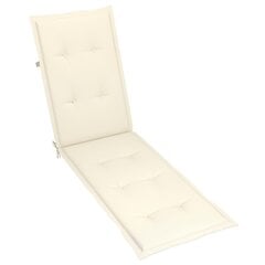 Terassituolin tyyny, 180x50x4 cm, beige hinta ja tiedot | Istuintyynyt, pehmusteet ja päälliset | hobbyhall.fi