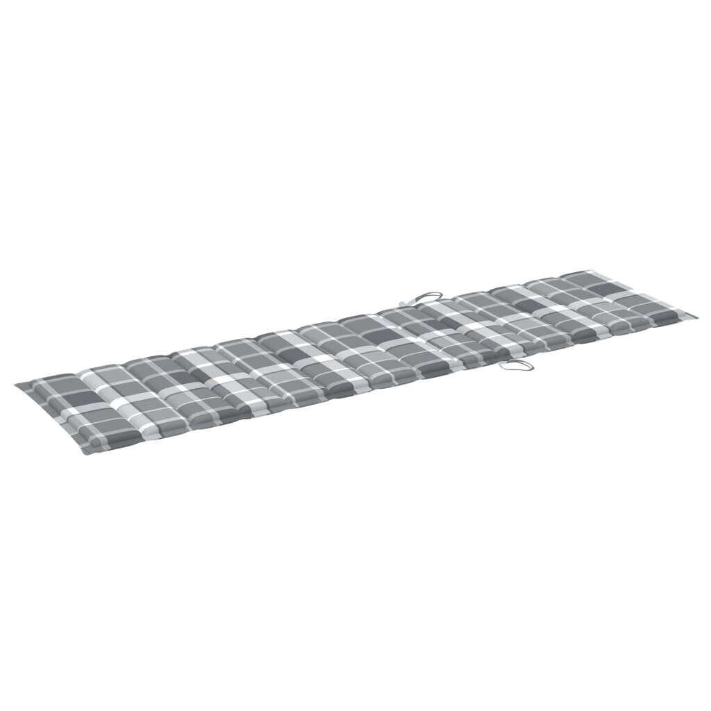 Solariumpatja, 200x50x4 cm, harmaa hinta ja tiedot | Istuintyynyt, pehmusteet ja päälliset | hobbyhall.fi