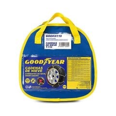 Auton lumiketjut Goodyear T-110, 9 mm hinta ja tiedot | Lisätarvikkeet autoiluun | hobbyhall.fi