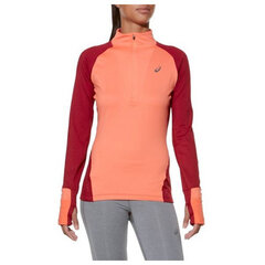 Naisten t-paita Asics LS Winter 1/2 Zip, oranssi hinta ja tiedot | Naisten T-paidat | hobbyhall.fi