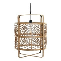 Kattolamppu DKD Home Decor Musta Luonnollinen Bambu Muovinen 50 W 220 V 37 x 37 x 46 cm hinta ja tiedot | Pöytävalaisimet | hobbyhall.fi