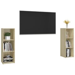 TV-kaapit, 107x35x37 cm, 2 kpl hinta ja tiedot | TV-tasot | hobbyhall.fi