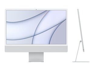 Apple iMac 24” M1 8/512GB Silver SWE MGPD3KS/A hinta ja tiedot | Pöytätietokoneet | hobbyhall.fi