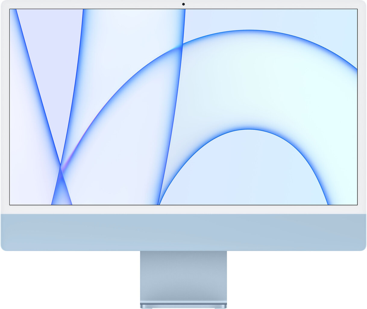 Apple iMac 24” M1 8/256GB Blue SWE MGPK3KS/A hinta ja tiedot | Pöytätietokoneet | hobbyhall.fi