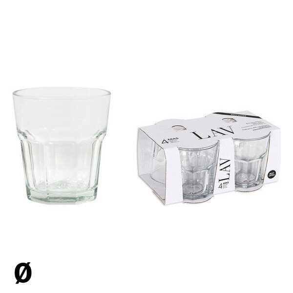 Lasisarja LAV Aras 325 ml Lasi (4 kpl): Tilavuus - 325 g - ø 8,3 x 12 cm hinta ja tiedot | Lasit, mukit ja kannut | hobbyhall.fi