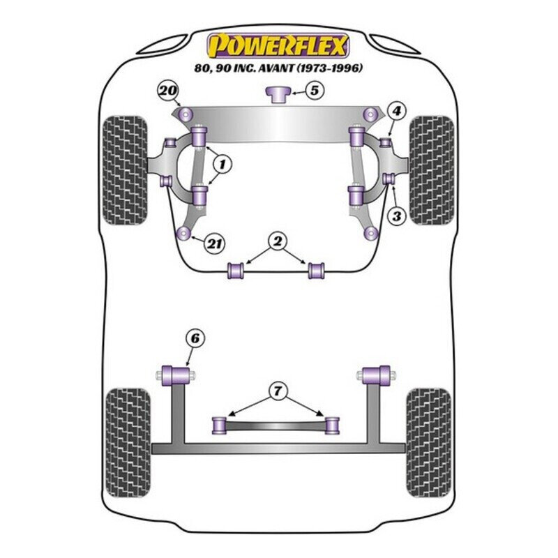 Äänetön lohko Powerflex PFA100-12 hinta ja tiedot | Lisätarvikkeet autoiluun | hobbyhall.fi