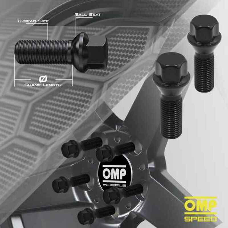 Ruuvisetti OMP OMPS09591401 M14 x 1,50 4 kpl hinta ja tiedot | Lisätarvikkeet autoiluun | hobbyhall.fi