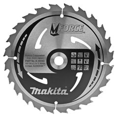 B-08062 T.C.T. Zāģripa M-FORCE 190X2X15.88mm 15° T24 Makita hinta ja tiedot | Käsityökalut | hobbyhall.fi