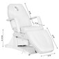 " Sillon Electric Cosmetic Chair Soft 1 vahva valkoinen " Sillon Electric Cosmetic Chair Soft 1 vahva valkoinen hinta ja tiedot | Kauneushoitolan kalusteet | hobbyhall.fi