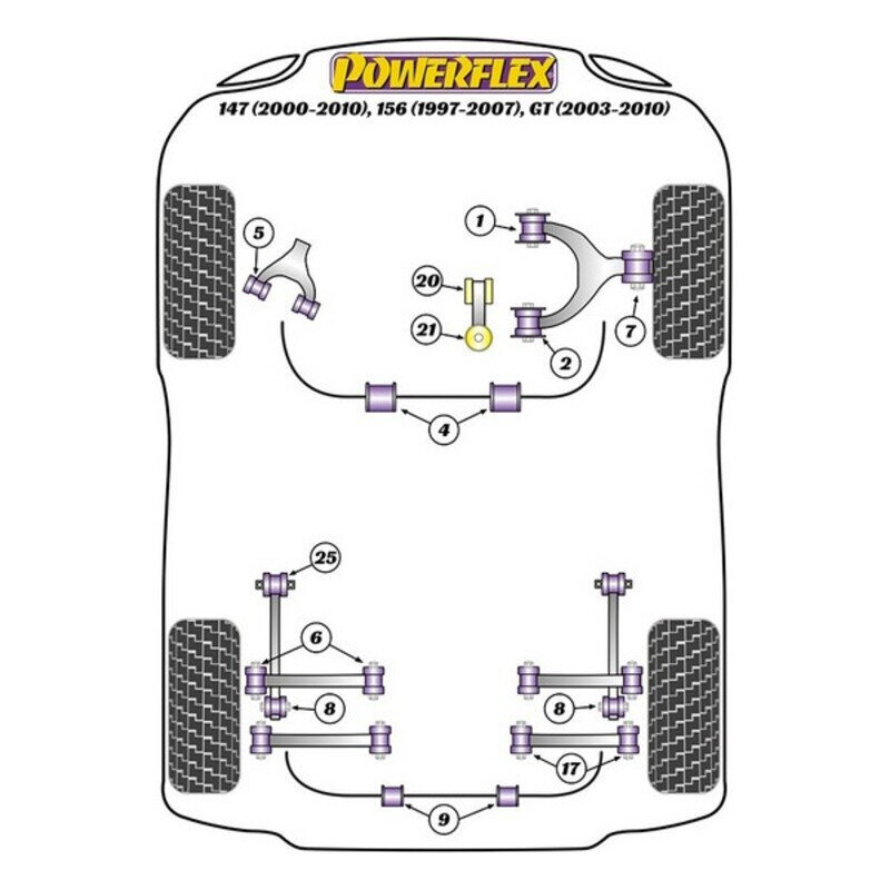 Kaatumisenestoholkki Powerflex PFF1-810-22 hinta ja tiedot | Lisätarvikkeet autoiluun | hobbyhall.fi