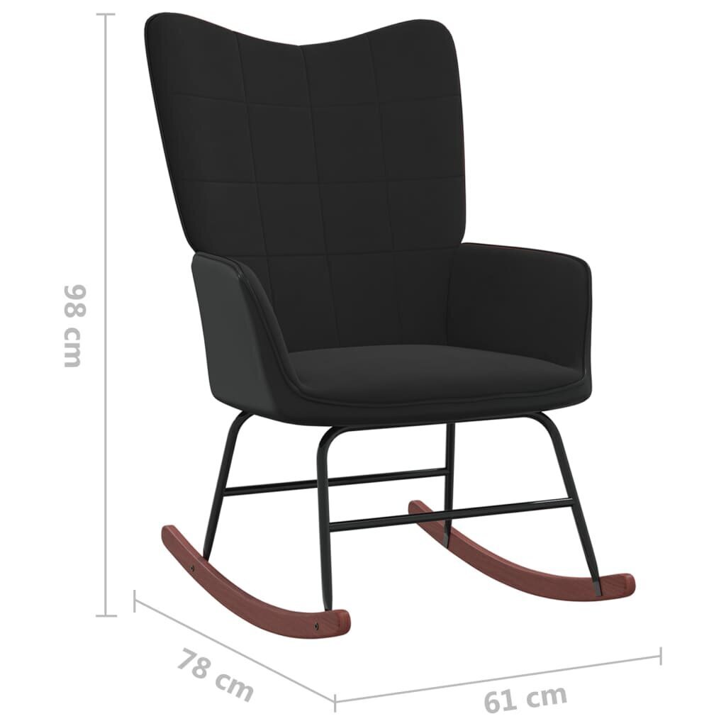 Keinutuoli, musta hinta ja tiedot | Nojatuolit | hobbyhall.fi