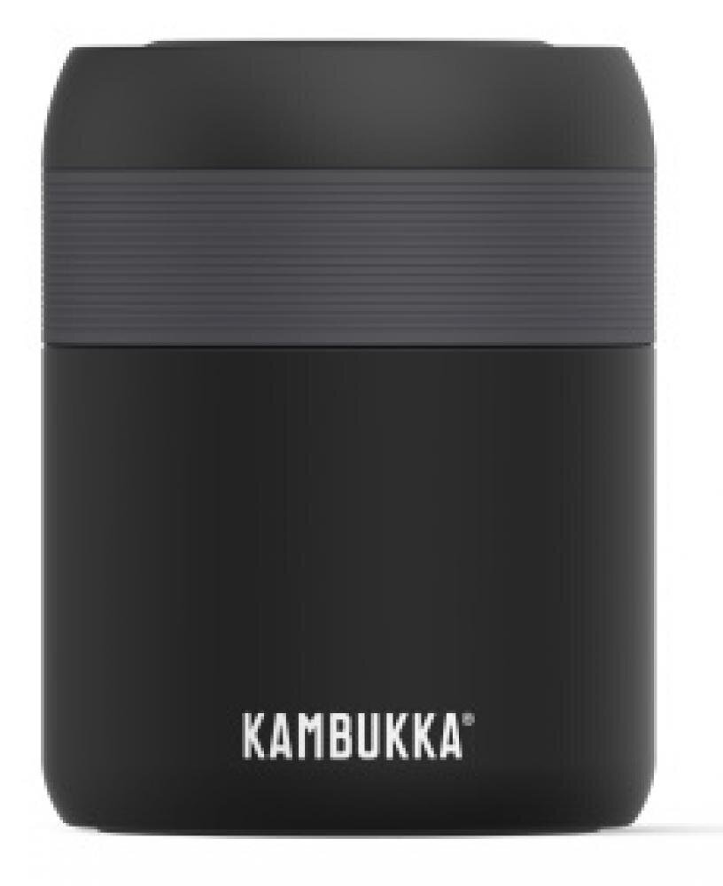 Ruokaastia Kambukka Bora 600 ml, Mattamusta, 11-06010 hinta ja tiedot | Termoskannut ja termosmukit | hobbyhall.fi