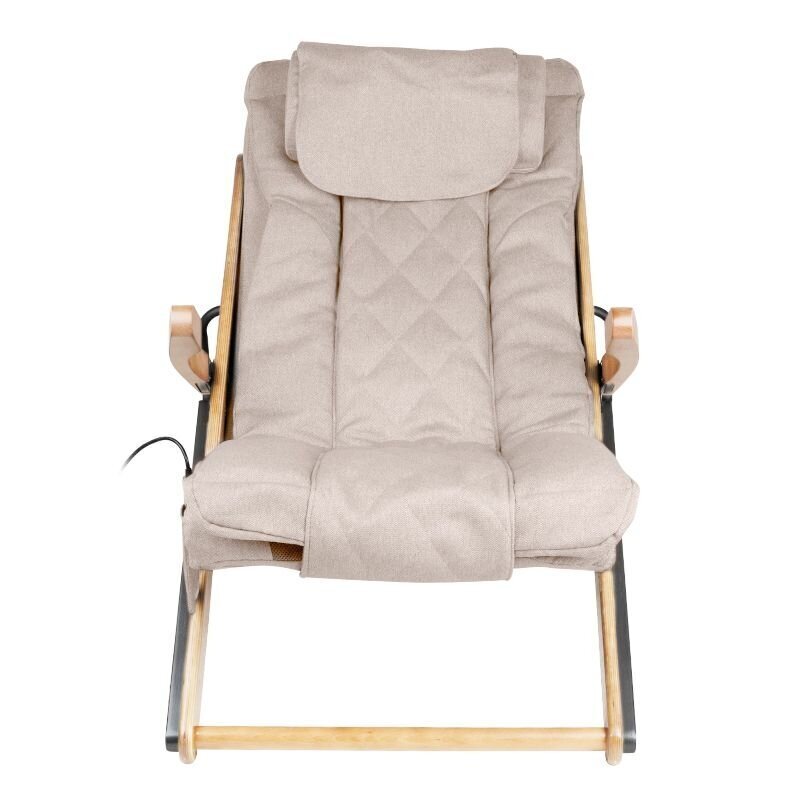 " Sakura Relax taittuva tuoli hierontalaitteella, beige hinta ja tiedot | Kauneushoitolan kalusteet | hobbyhall.fi