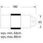 kosmeettinen nojatuoli - a 210c , valkoinen hinta ja tiedot | Kauneushoitolan kalusteet | hobbyhall.fi