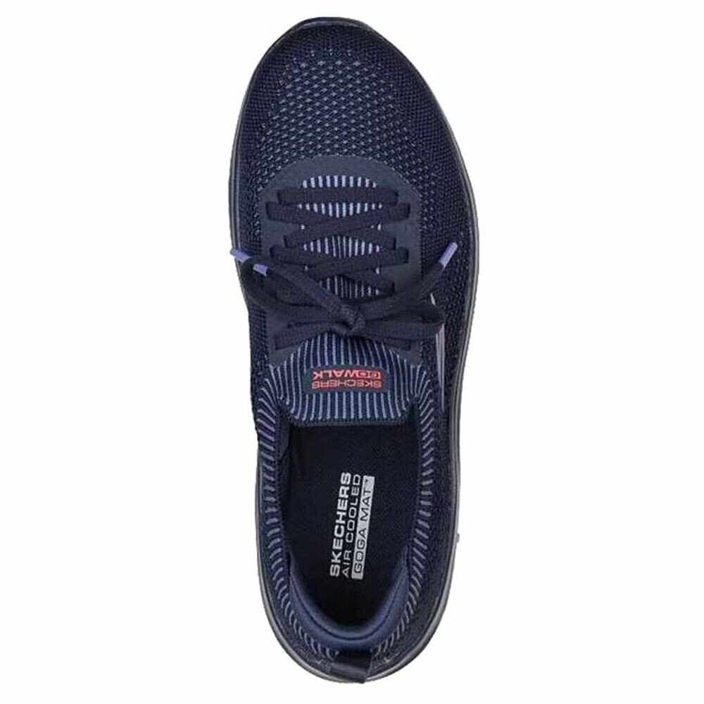 Naisten juoksulenkkarit Skechers Engineered Flat Knit W, sininen hinta ja tiedot | Naisten urheilu- ja vapaa-ajan kengät | hobbyhall.fi