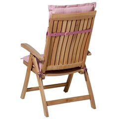 Madison tyyny tuoliin korkealla selkänojalla Panama, vaaleanpunainen, 123x50cm hinta ja tiedot | Istuintyynyt, pehmusteet ja päälliset | hobbyhall.fi