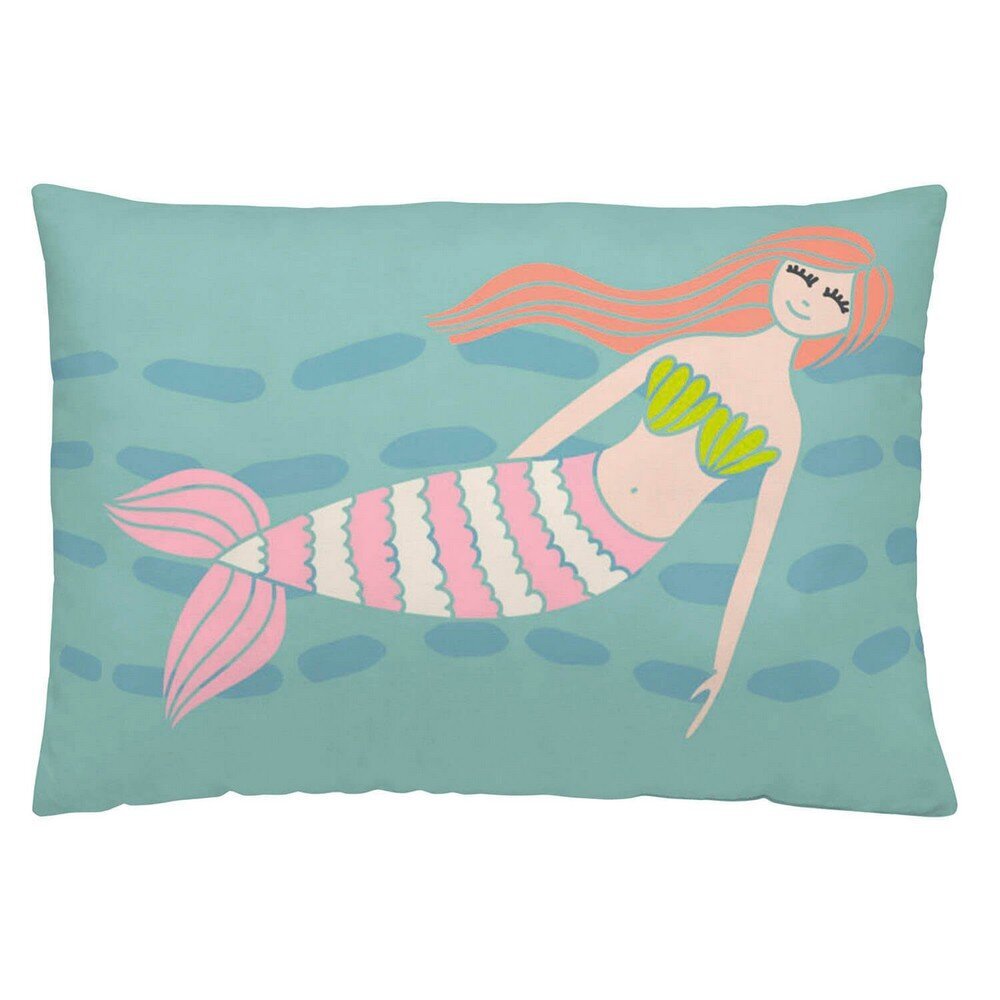 Tyynynpäällinen Naturals Mermaids (50 x 30 cm) hinta ja tiedot | Koristetyynyt ja tyynynpäälliset | hobbyhall.fi