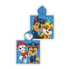 Paw Patrol Pyyhe Lapsille Blue PAW-H-PONCHO-111 hinta ja tiedot | Pyyhkeet | hobbyhall.fi