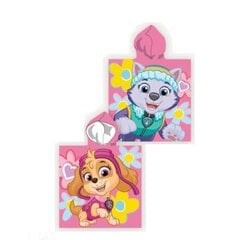 Paw Patrol Pyyhe Lapsille Pink PAW-H-PONCHO-110 hinta ja tiedot | Pyyhkeet | hobbyhall.fi