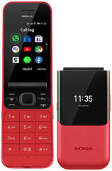 Nokia 2720 Flip, 4 GB, kaksi SIM-korttia, punainen hinta ja tiedot | Matkapuhelimet | hobbyhall.fi