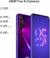 Huawei Nova 5T älypuhelin 6/128GB - 51094PTX hinta ja tiedot | Matkapuhelimet | hobbyhall.fi