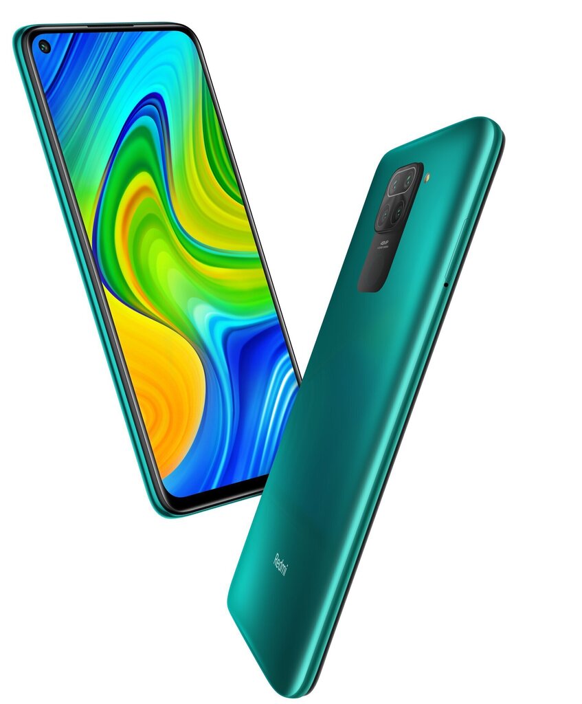 Xiaomi Redmi Note 9 älypuhelin 128 GB - Forest Green MZB9468EU hinta ja tiedot | Matkapuhelimet | hobbyhall.fi