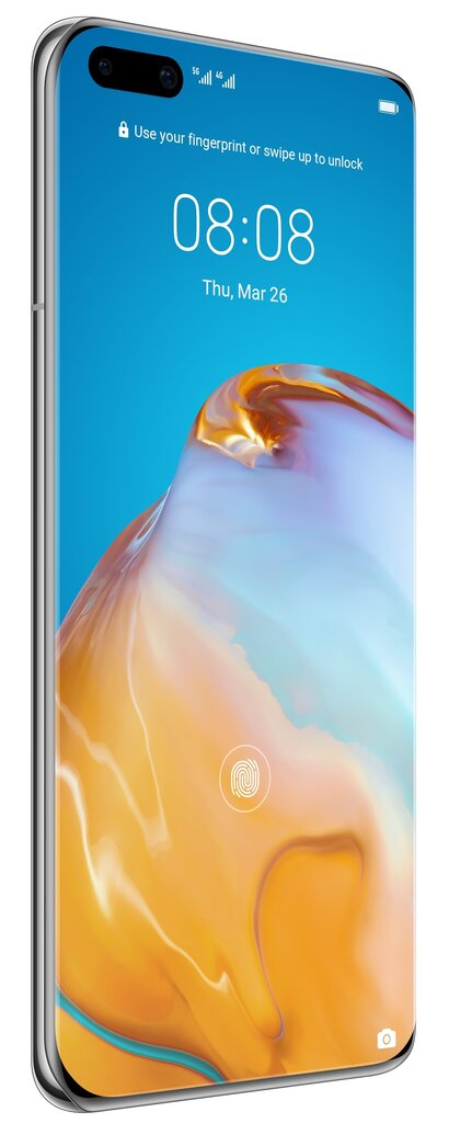 Huawei P40 Pro, 8 / 256 Gt, Silver frost hinta ja tiedot | Matkapuhelimet | hobbyhall.fi