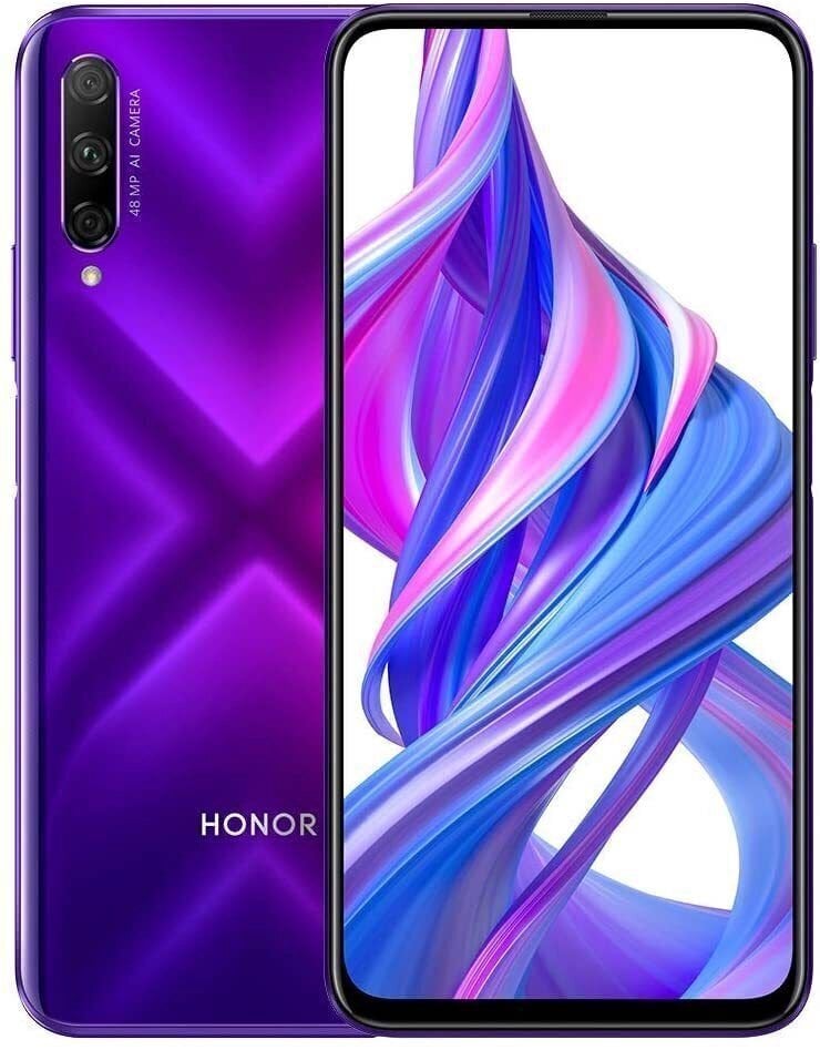 Honor 9X Pro älypuhelin, (256GB), phantom purple (HLK-L41) hinta ja tiedot | Matkapuhelimet | hobbyhall.fi