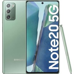 Samsung Galaxy Note 20 5G 8/128GB älypuhelin - Mystic Green hinta ja tiedot | Matkapuhelimet | hobbyhall.fi