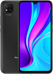 Xiaomi Redmi 9C NFC Dual SIM 3/64GB,MZB0AK5EU Midnight Gray hinta ja tiedot | Xiaomi Puhelimet, älylaitteet ja kamerat | hobbyhall.fi