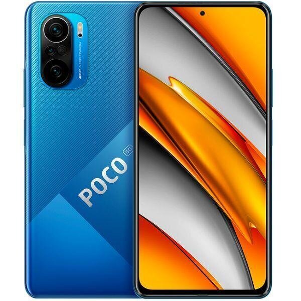 Poco F3 5G 6/128GB Dual SIM Blue hinta ja tiedot | Matkapuhelimet | hobbyhall.fi