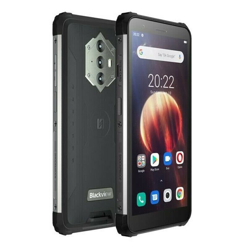 Blackview BV6600, 64 Gt, kaksi SIM-korttia, musta hinta ja tiedot | Matkapuhelimet | hobbyhall.fi