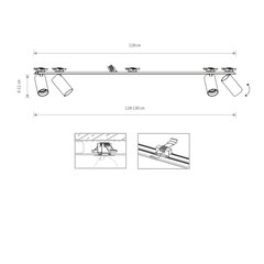 Kattovalaisin Nowodvorski Mono SURFACE 7686 hinta ja tiedot | Kattovalaisimet | hobbyhall.fi