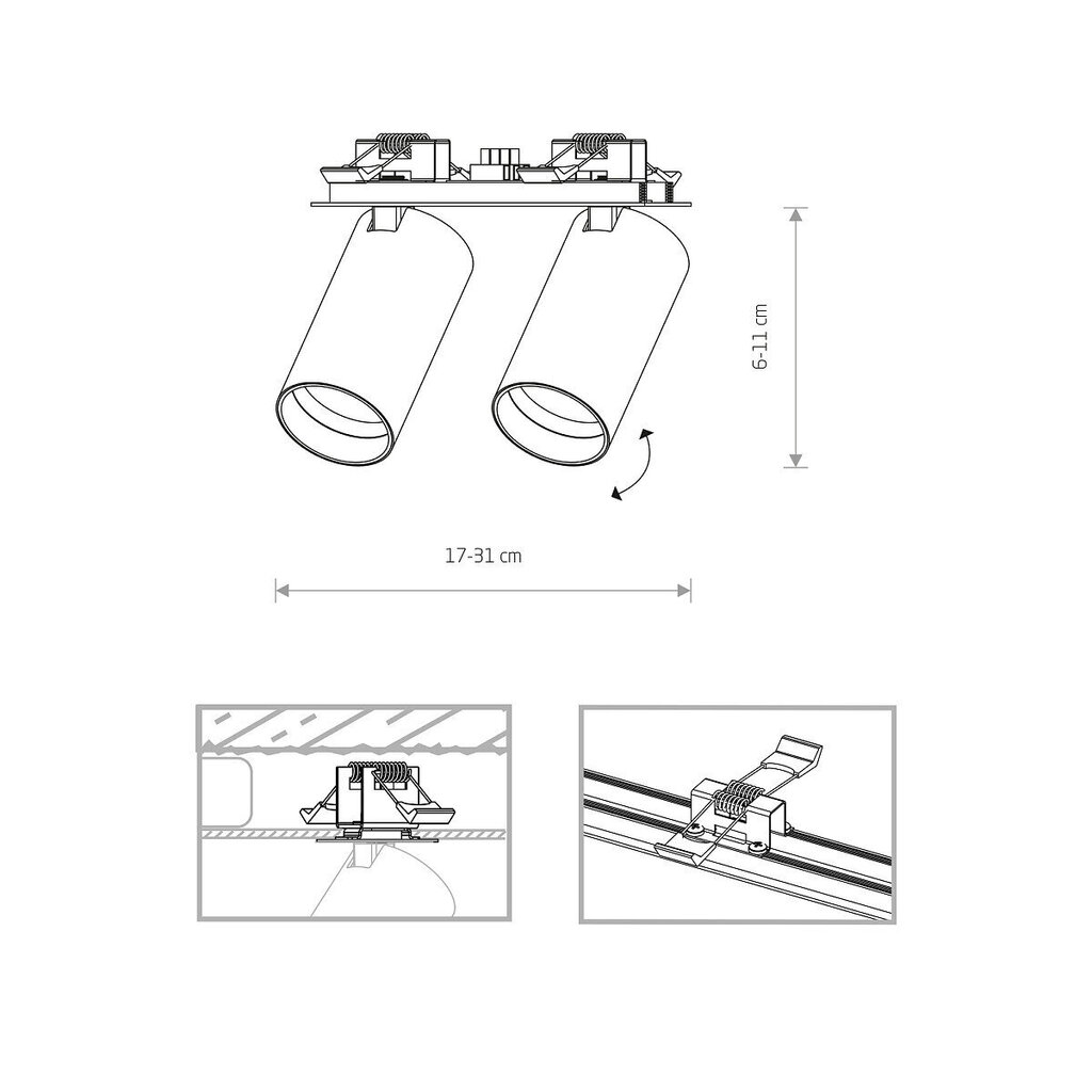 Kattovalaisin Nowodvorski Mono SURFACE 7690 hinta ja tiedot | Kattovalaisimet | hobbyhall.fi