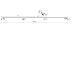 Riippuvalaisin Nowodvorski Mono 2x200 7701, väri musta/kulta hinta ja tiedot | Kattovalaisimet | hobbyhall.fi