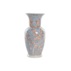 Posliinimaljakko DKD Home Decor Oriental, 24 x 24 x 46 cm, sininen/oranssi hinta ja tiedot | Maljakot | hobbyhall.fi