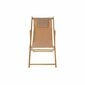 Aurinkotuolit DKD Home Decor Ruskea Luonnollinen Polyesteri MDF (57,5 x 113 x 77 cm) hinta ja tiedot | Puutarhakalusteet | hobbyhall.fi